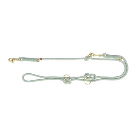 Trixie soft rope adjustable lead - kiképzőpóráz, fontt kötélből (zálya/menta) kutyák részére (M-L:2m/Ø10mm)