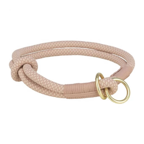Trixie soft rope semi-choke - félfojtó nyakörv (rózsaszín/világos rózsaszín) kutyák részére (L-LX:55cm/Ø13mm)