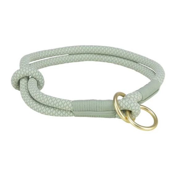 Trixie soft rope semi-choke - félfojtó nyakörv (zsálya/menta) kutyák részére (L-LX:55cm/Ø13mm)