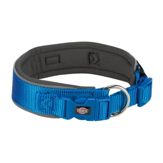 Trixie premium collar, extra wide (L-LX) - nyakörv (extra széles,királykék/grafit) kutyák részére (L-LX) 53-62cm/50mm(KIZÁRÓLAG RENDELÉSRE!)