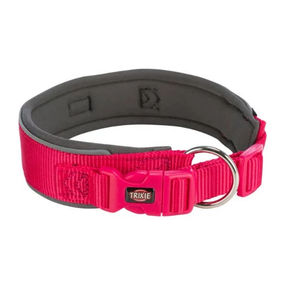 Trixie premium collar, extra wide (L-LX) - nyakörv (extra széles,fukszia/grafit) kutyák részére (L-LX) 53-62cm/50mm