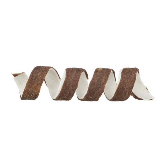 Trixie Denta Fun beef,chewing curl - jutalomfalat (marha, marhabőr) kutyák részére (12cm,12g) - ömlesztett