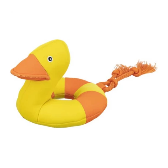 Aqua Toy Duck on Rope - játék (úsztatható) kutyák részére (20cm/36cm)