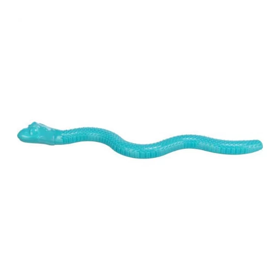 Trixie Snack Snake - jutalomfalat adagoló (kígyó, petrolkék) kutyák részére (59cm)