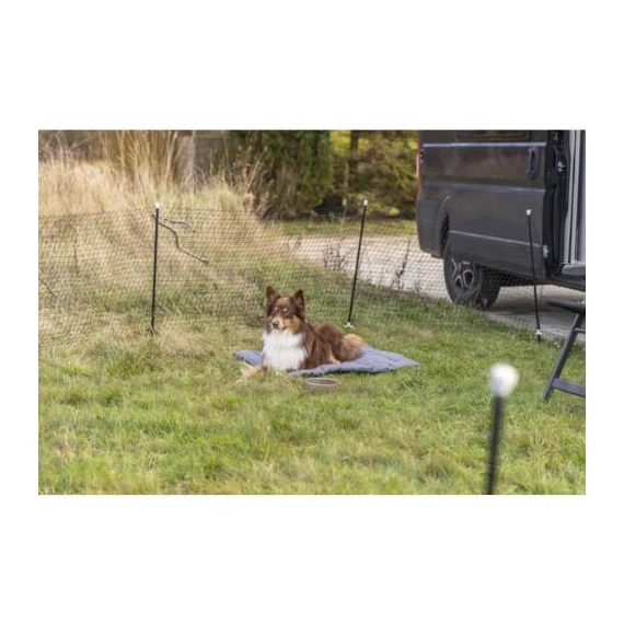 Trixie Mobile dog fence - kerítés (mobil,fekete) kutyák részére (15m kerítés/10db rúd)