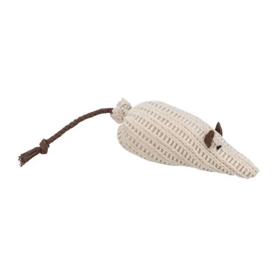 KT25.Trixie polyester Mouse - játék (egér, macskamentával) macskák részére (12cm)