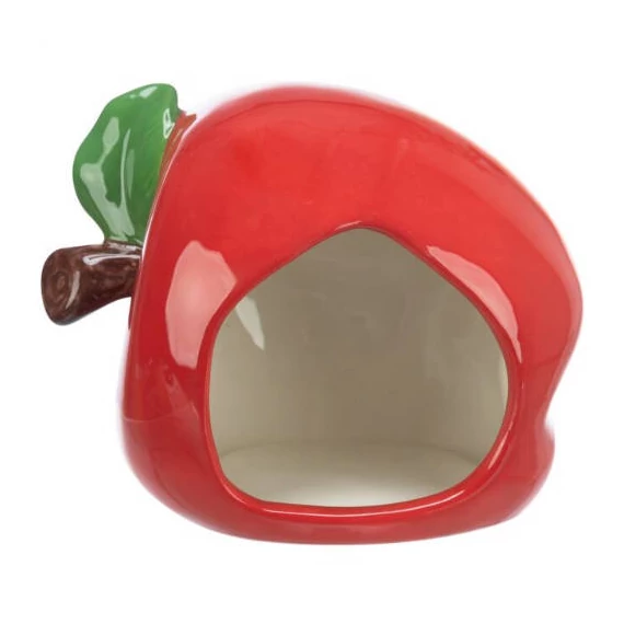 Trixie Ceramic House apple - kerámia ház (alma formájú) egerek és hörcsögök részére (Ø13x10x10cm)