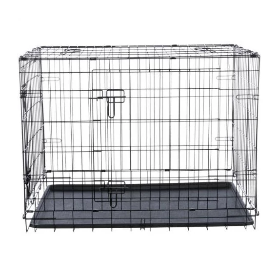 Trixie Home Kennel "M-L" – szobakennel (horganyzott fém,fekete) kutyák részére (93x69x62cm)