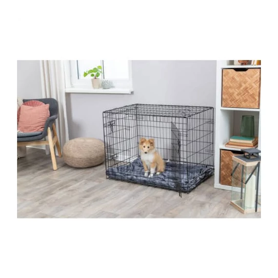 Trixie Home Kennel "L" – szobakennel (horganyzott fém,fekete) kutyák részére (109x79x71cm)
