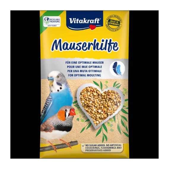 Vitakraft Vitality Plus - kiegészítő eleség (tollváltás) kanárik és hullámos papagájok részére (20g)