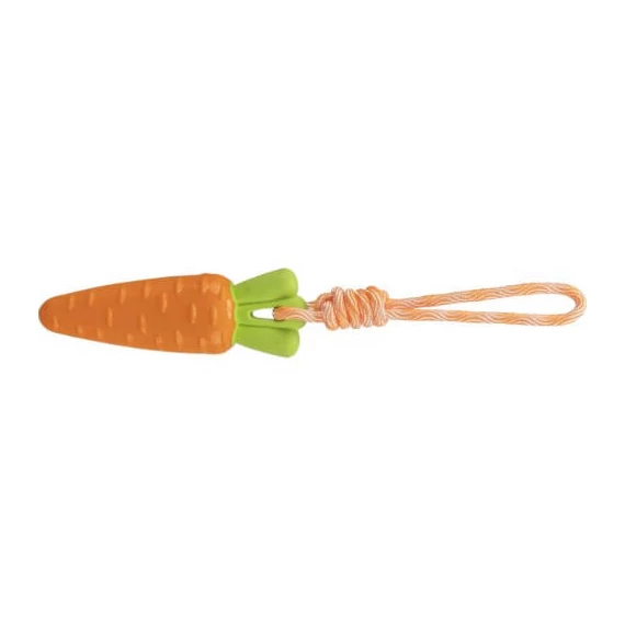 KT25.Trixie Carrot on a Rope - játék (répa kötélen) kutyák részére (20cm/39cm)