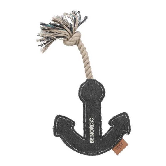 KT25.Trixie BE NORDIC Anchor on Rope - játék (horgony, kötéllel) kutyák részére (30cm)(KIZÁRÓLAG RENDELÉSRE!)