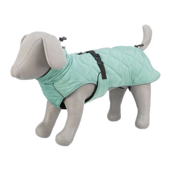 KT25.Trixie Coat CityStyle Oslo - kabát (jadezöld) kutyák részére (S) 33cm