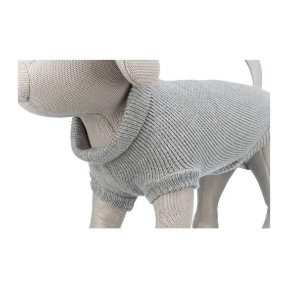 Trixie Pullover CityStyle Berlin - pulóver (szürke) kutyák részére (XS) 27cm