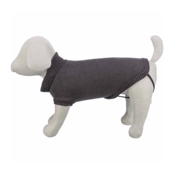 Trixie Pullover CityStyle Berlin - pulóver (antracitszürke) kutyák részére (XS) 24cm
