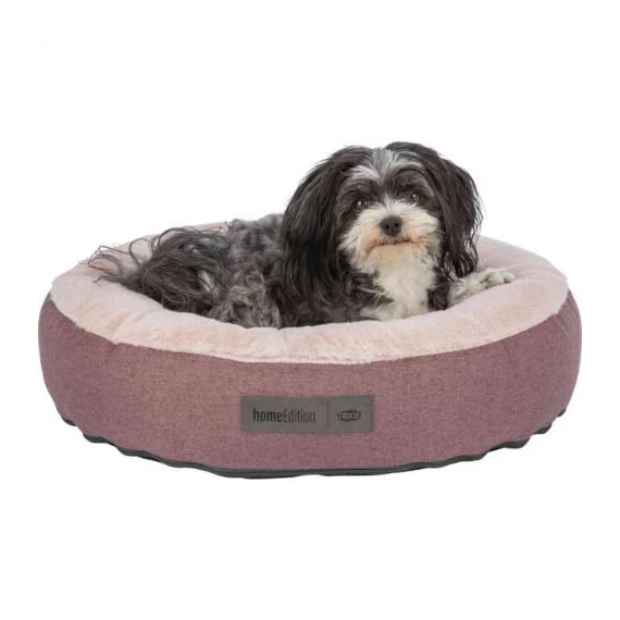 KT25.Trixie Felicia bed,round - kerek,peremes fekhely (berry/pink) kutyák és macskák részére (Ø50cm)