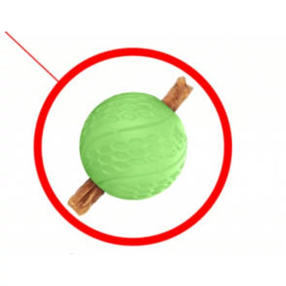 WAUDOG Snack Ball - jutalomfalat adagoló labda (foszforeszkál) kutyák részére (ø7cm)