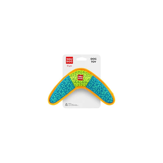 WAUDOG Fundog - játék (boomerang, kék) kutyák részére (24x14cm)