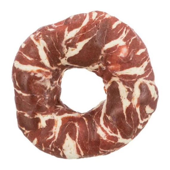 Trixie 312281 Denta Fun Beef Chewing Ring - jutalomfalat (marha,hal,marhabőr) kutyák részére (Ø10cm/110g)(KIZÁRÓLAG RENDELÉSRE!)