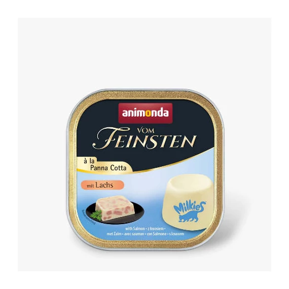 Animonda Vom Feinsten Adult à la Panna Cotta mit Lachs - nedvestáp (lazac, főzött tejszínnel) macskák részére (100g)