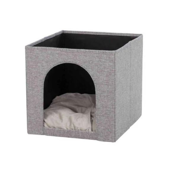 Trixie Cave for shelves - polcos bújó (szürke, IKEA Kallax polchoz ) macskák részére (33x33x37cm)(KIZÁRÓLAG RENDELÉSRE!)