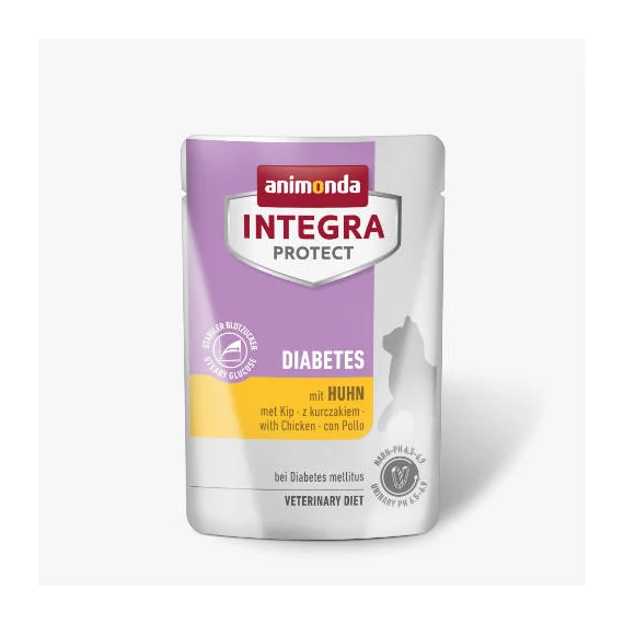 Animonda Integra Protect Diabetes with Chicken - diabetikus nedves eledel macskáknak csirkével (85g)