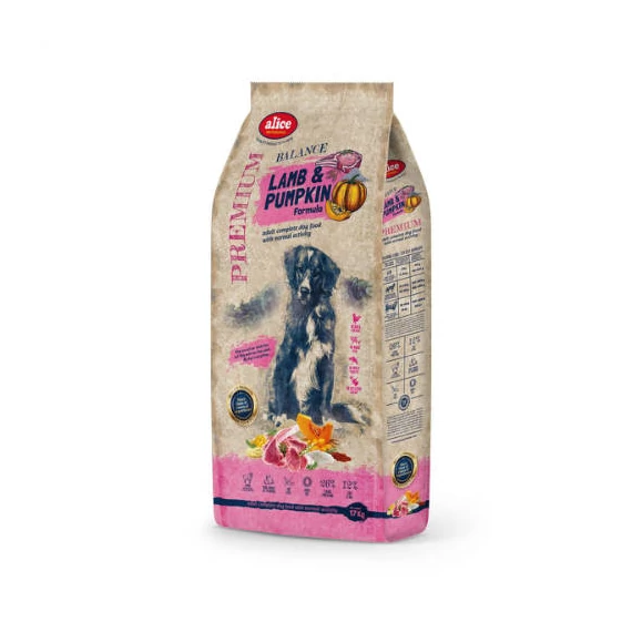 alicePROFESSIONAL 17kg Adult Balance Lamb&Pumpkin száraztáp - Felnőtt kutyák részére