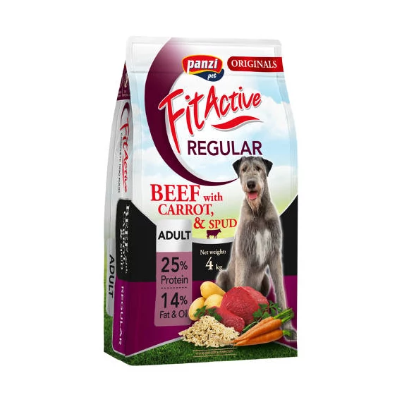 FitActive ORIGINALS 4kg REGULAR Beef with Carrots and Spud (marha, répa, burgonya)