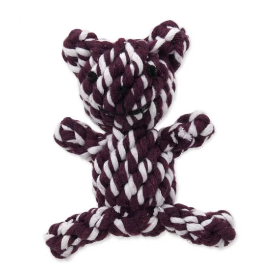 ReptiPlnet Bear cotton rope toy - játék (rágókötél, medve forma) kutyák részére (13cm)