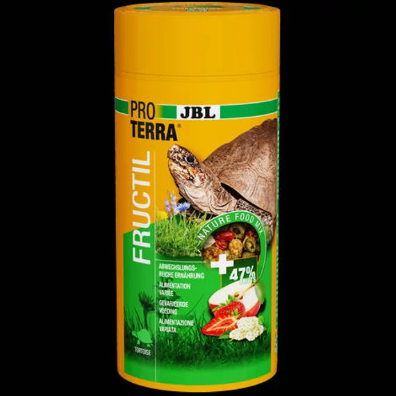 JBL ProTerra FRUCTIL - kiegészítő eleség (gyümölcs) szárazföldi teknősök részére (1000ml/330g)