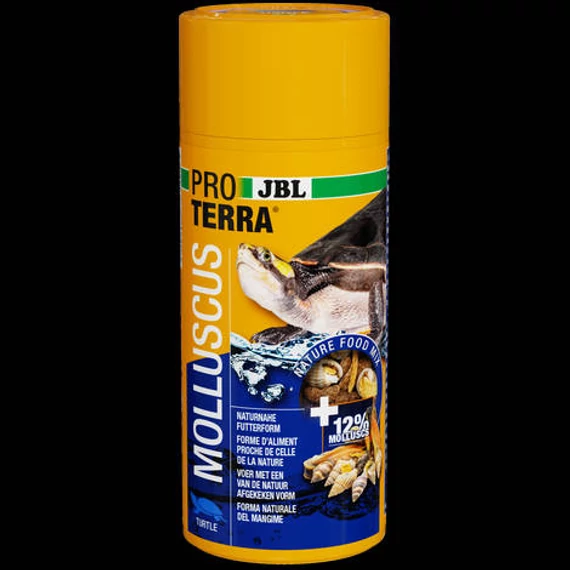 JBL PROTERRA Molluscus - kiegészítő eleség (csigák,gammarus, vízi rovarok) vízi és tavi teknősök részére  (250ml/60g)