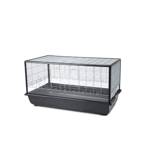 SAVIC Aura 120 Plexi Knock Down - ketrec (ezüst szín) kisállatok részére (118x64x62cm)