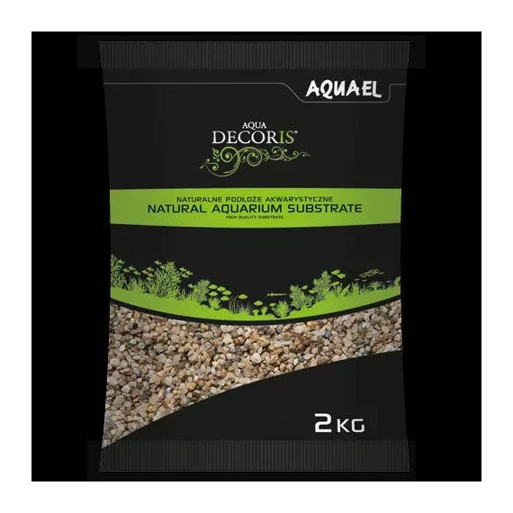 AquaEl Decoris Multicolor - Akvárium dekorkavics (tarka) 3-5mm (2kg)