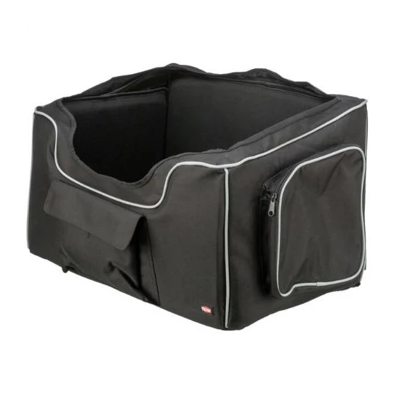 Trixie car seat midi - autós ülés (fekete/szürke) kutyák rézére (56x37x36cm)