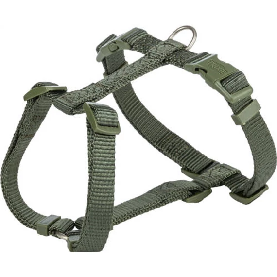 Trixie Premium H- hám - olívazöld (S-M) 42-60cm/15mm