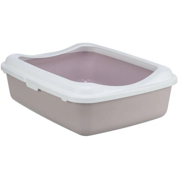 Trixie Litter Tray - peremes macska wc (világos lila/fehér) macskák részére (37x15x48cm)