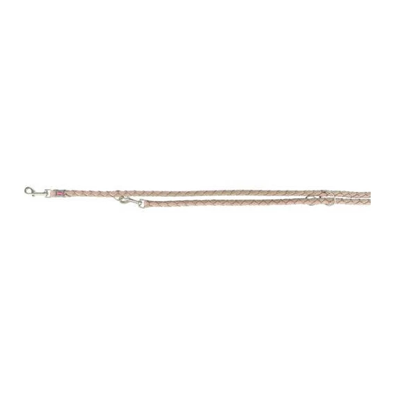 Trixie Cavo Leash - állítható, fonott póráz (sangria málna/petrol kék) kutyák részére (L-XL) 2m/ø18mm