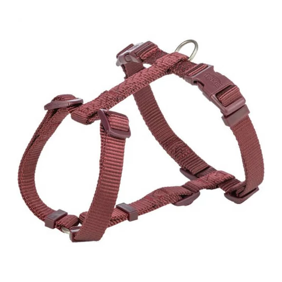 Trixie Premium H-Harness - hám kutyák részére L-XL:75-120cm/25mm, sangria málna