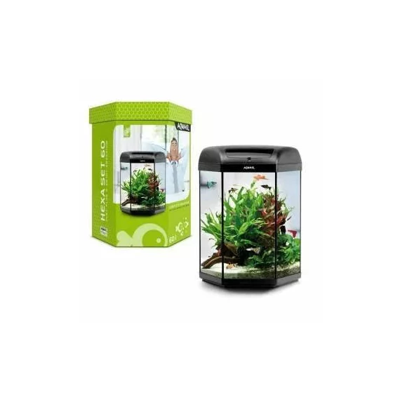 aquael HEXA SET Fekete 60 D&N