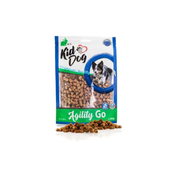 KidDog Agility GO mini - jutalomfalat (nyúlhús) kutyák részére (250g)