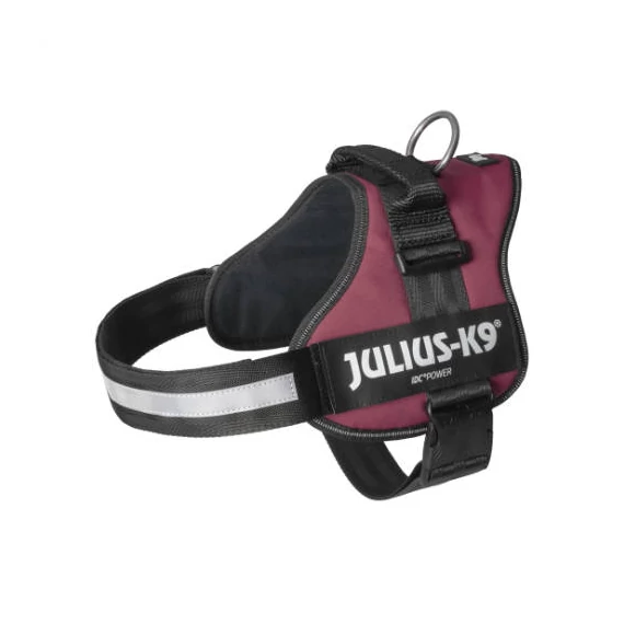 B:Julius K-9 Powerhám felirattal, 2-es méret (burgundy) 28-40kg-ig