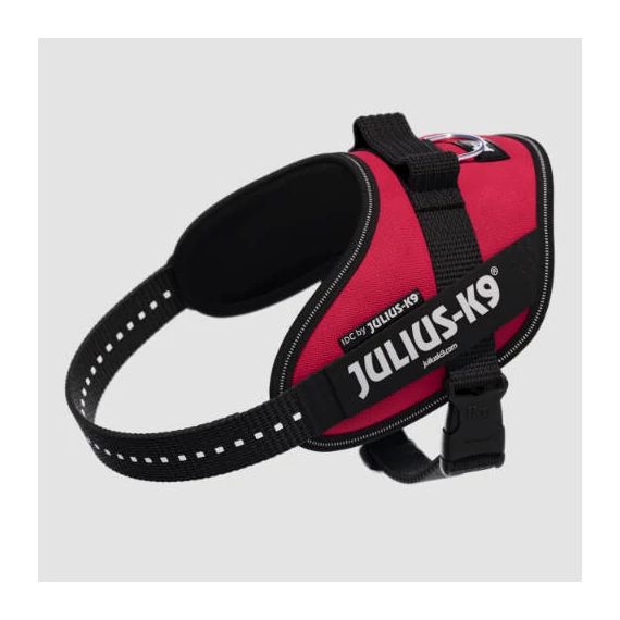 B:Julius-K9 Powerhám felirattal (Viva magenta) kutyák részére (mini méret)