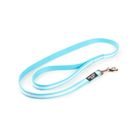 B:JK9 IDC Póráz csőheveder utánvilágító, aquamarine, 14mm*1m, fogós/Dkarika