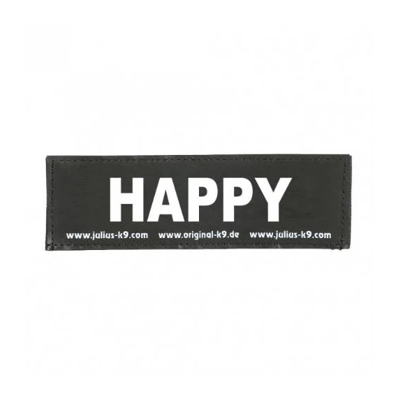 B:Julius K9-HAPPY felirat hámhoz kutyák részére