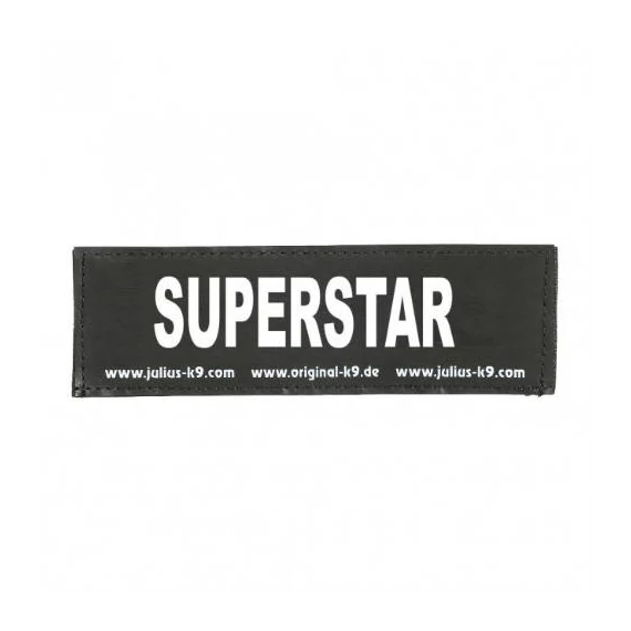 B:Julius K9-SUPERSTAR felirat hámhoz kutyák részére (kicsi)