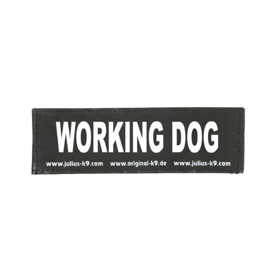 B:Julius K9-WORKING DOG felirat hámhoz kutyák részére (kicsi)