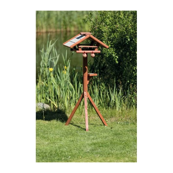 Trixie Bird Feeder - Kerti madáretető (fenyőfából) vadmadarak részére (55x27x53cm)