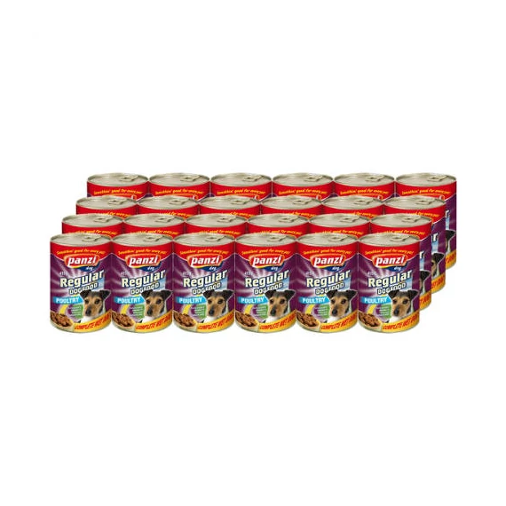 Kartonos Panzi Regular Adult (szárnyas) konzerv - Felnőtt kutyák részére (24*415g)