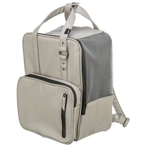 Trixie CityStyle Backpack -  hátizsák kutyák részére, 30x20x40cm, vil.szürke