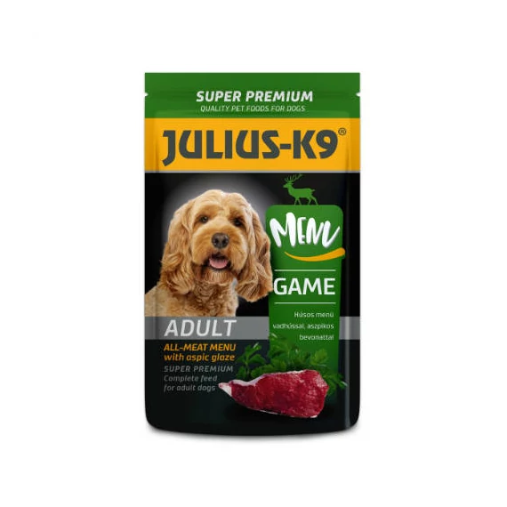 Julius-K9 Dog Adult Game - nedveseledel (vadas) felnőtt kutyák részére (125g)